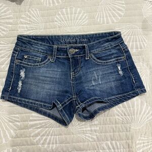 Wishful Park Dark Blue Jean Shorts